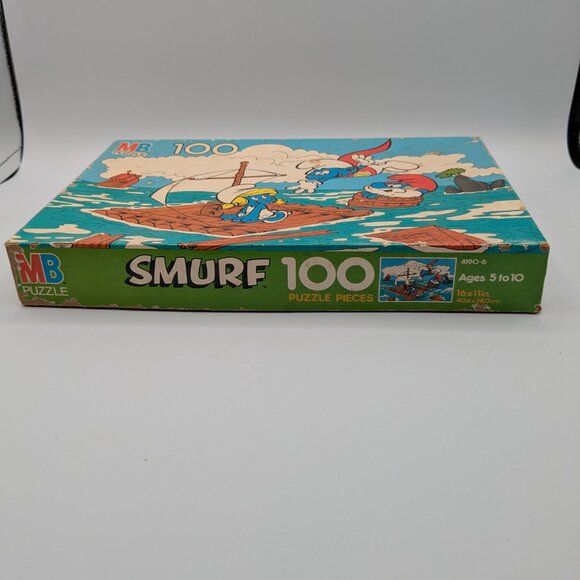 Smurf Puzzle Series 4190-6, 100 Pieces - 16x11 Inches - Picture 5 of 9